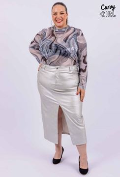 Immagine di CURVY GIRL PRINTED CHIFFON TOP